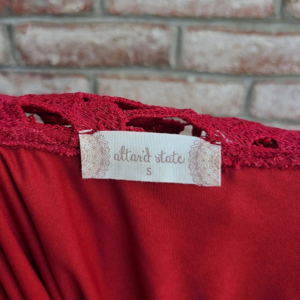 Altar'd State Crochet Swing Shift Dress Pink Small - Picture 4 of 4